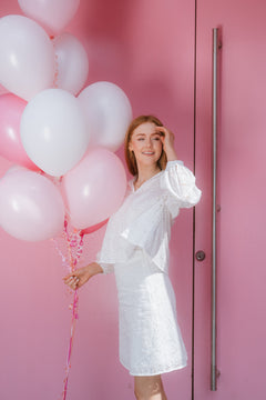 Lily Skirt - Bright White