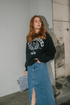 Frankie D Skirt - Vintage Blue