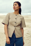 Kasundra Blazer - Oyster