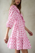 Kayann Dress - Pink Lemonade Combo