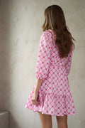 Kayann Dress - Pink Lemonade Combo