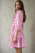 Kayann Dress - Pink Lemonade Combo
