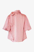 Kesha Blouse - Carmine Blush Print