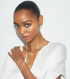 Kira Pearl Necklace - Tory Gold / Pearl
