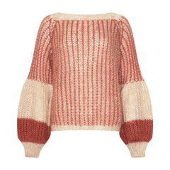 Liana Knit Sweater - Rose Cream