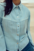 Krislynn Shirt - Light Blue Wash