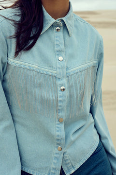 Krislynn Shirt - Light Blue Wash