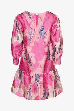 Kylie Short Dress - Dark Pink