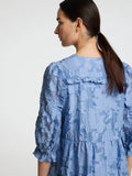 Sadie 3/4 Midi Dress B - Vista Blue