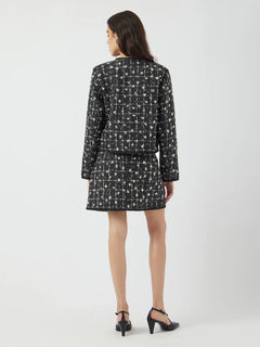 Yasvalenda Ls Tweed Jacket - Show - Black