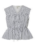 Yasebba Sl Top - Black White