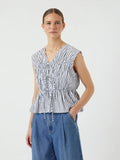 Yasebba Sl Top - Black White