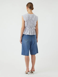 Yasebba Sl Top - Black White