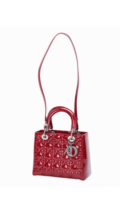 Dior Lady Dior Bag Medium - Red