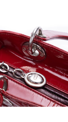 Dior Lady Dior Bag Medium - Red