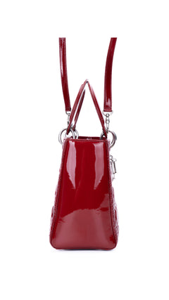 Dior Lady Dior Bag Medium - Red