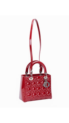 Dior Lady Dior Bag Medium - Red