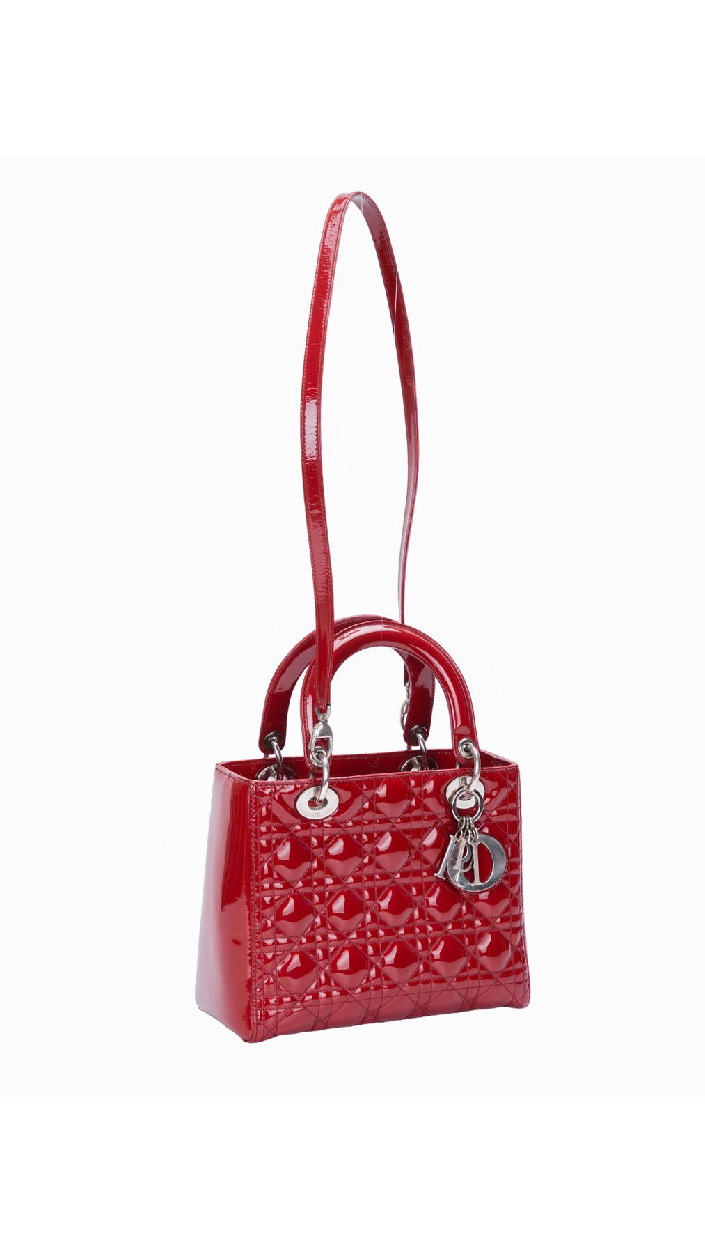 Dior Lady Dior Bag Medium - Red