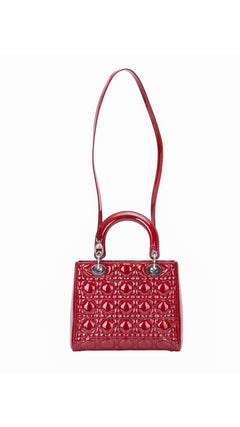 Dior Lady Dior Bag Medium - Red