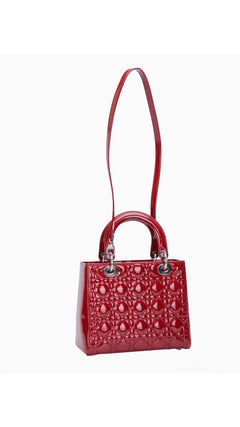 Dior Lady Dior Bag Medium - Red
