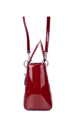 Dior Lady Dior Bag Medium - Red