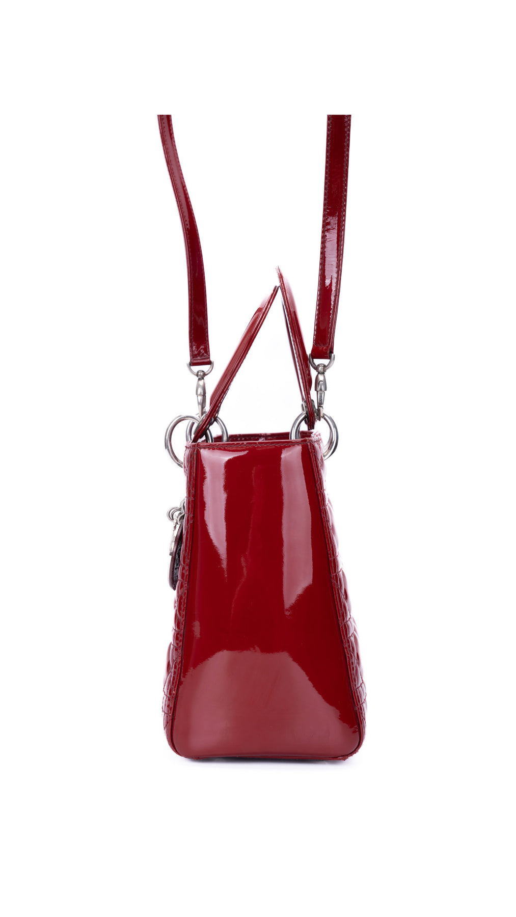 Dior Lady Dior Bag Medium - Red