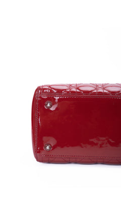 Dior Lady Dior Bag Medium - Red