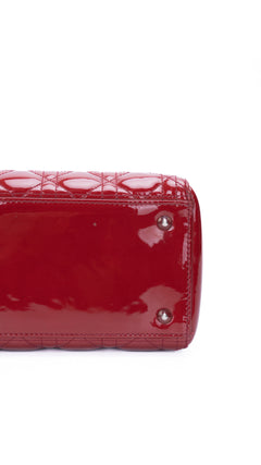 Dior Lady Dior Bag Medium - Red