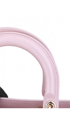 Dior Lady Dior Shoulder Bag Medium - Metallic Pink