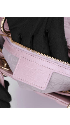 Dior Lady Dior Shoulder Bag Medium - Metallic Pink
