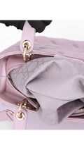Dior Lady Dior Shoulder Bag Medium - Metallic Pink