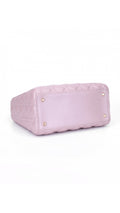 Dior Lady Dior Shoulder Bag Medium - Metallic Pink