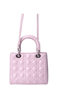 Dior Lady Dior Shoulder Bag Medium - Pink