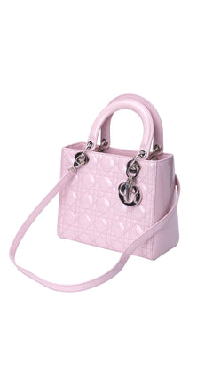 Dior Lady Dior Shoulder Bag Medium - Pink
