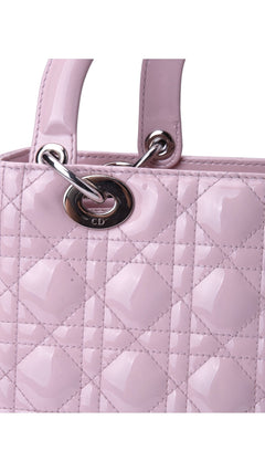 Dior Lady Dior Shoulder Bag Medium - Pink