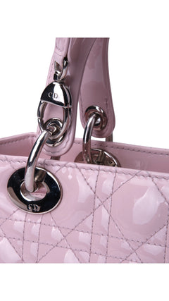 Dior Lady Dior Shoulder Bag Medium - Pink