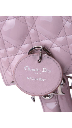 Dior Lady Dior Shoulder Bag Medium - Pink