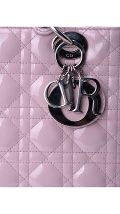 Dior Lady Dior Shoulder Bag Medium - Pink