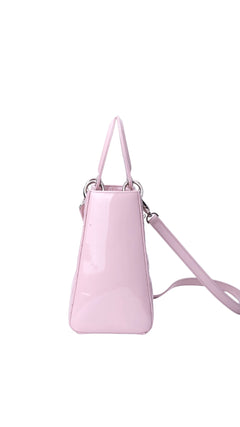 Dior Lady Dior Shoulder Bag Medium - Pink