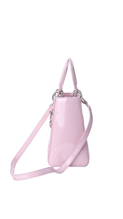 Dior Lady Dior Shoulder Bag Medium - Pink