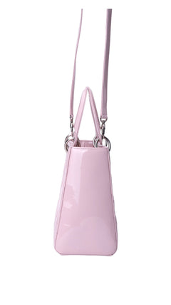 Dior Lady Dior Shoulder Bag Medium - Pink