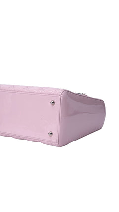 Dior Lady Dior Shoulder Bag Medium - Pink