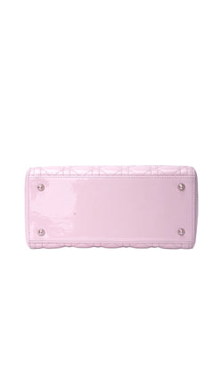 Dior Lady Dior Shoulder Bag Medium - Pink