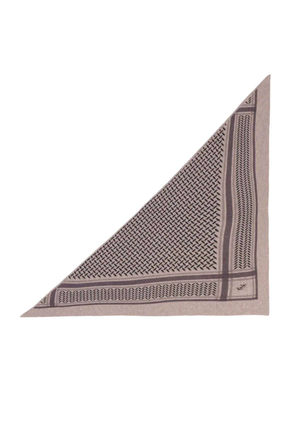 Triangle Trinity Classic M Cashmere - Stradivari Dark Brown Melange
