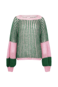 Liana Knit Sweater - Green Bubblegum
