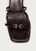Liko Leather Sandals - Rift Dark Brown