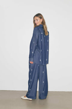 Samira Pants - Dark Blue Wash