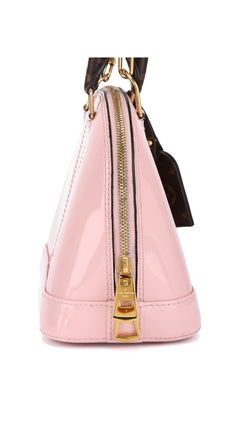 Louis Vuitton Alma Bb Vernis - Pink