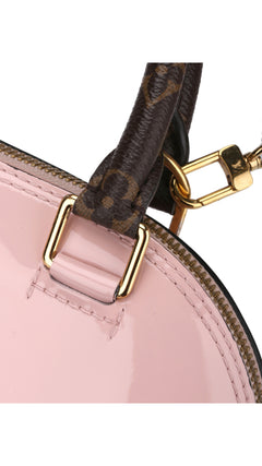 Louis Vuitton Alma Bb Vernis - Pink