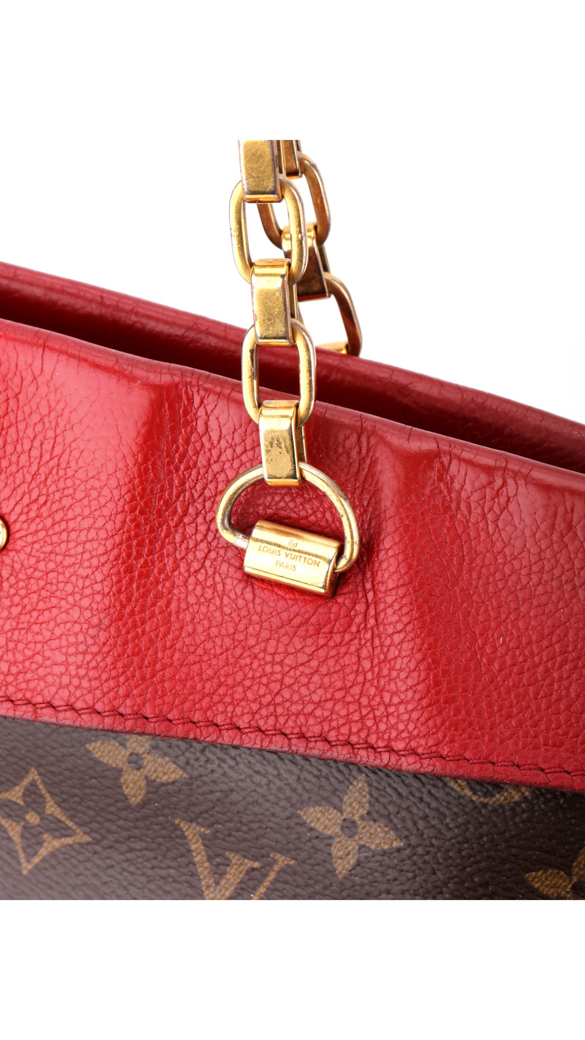 Louis Vuitton Cerise Monogram Chain Shopper Bag - Brown